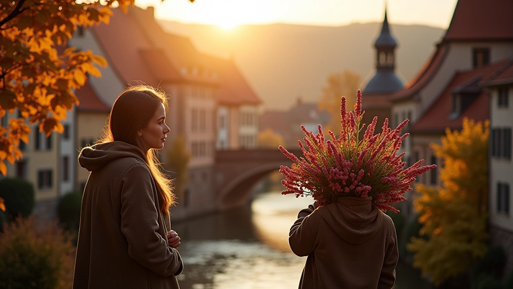 Historic Český Krumlov town with river and medieval architecture in nexoovia light